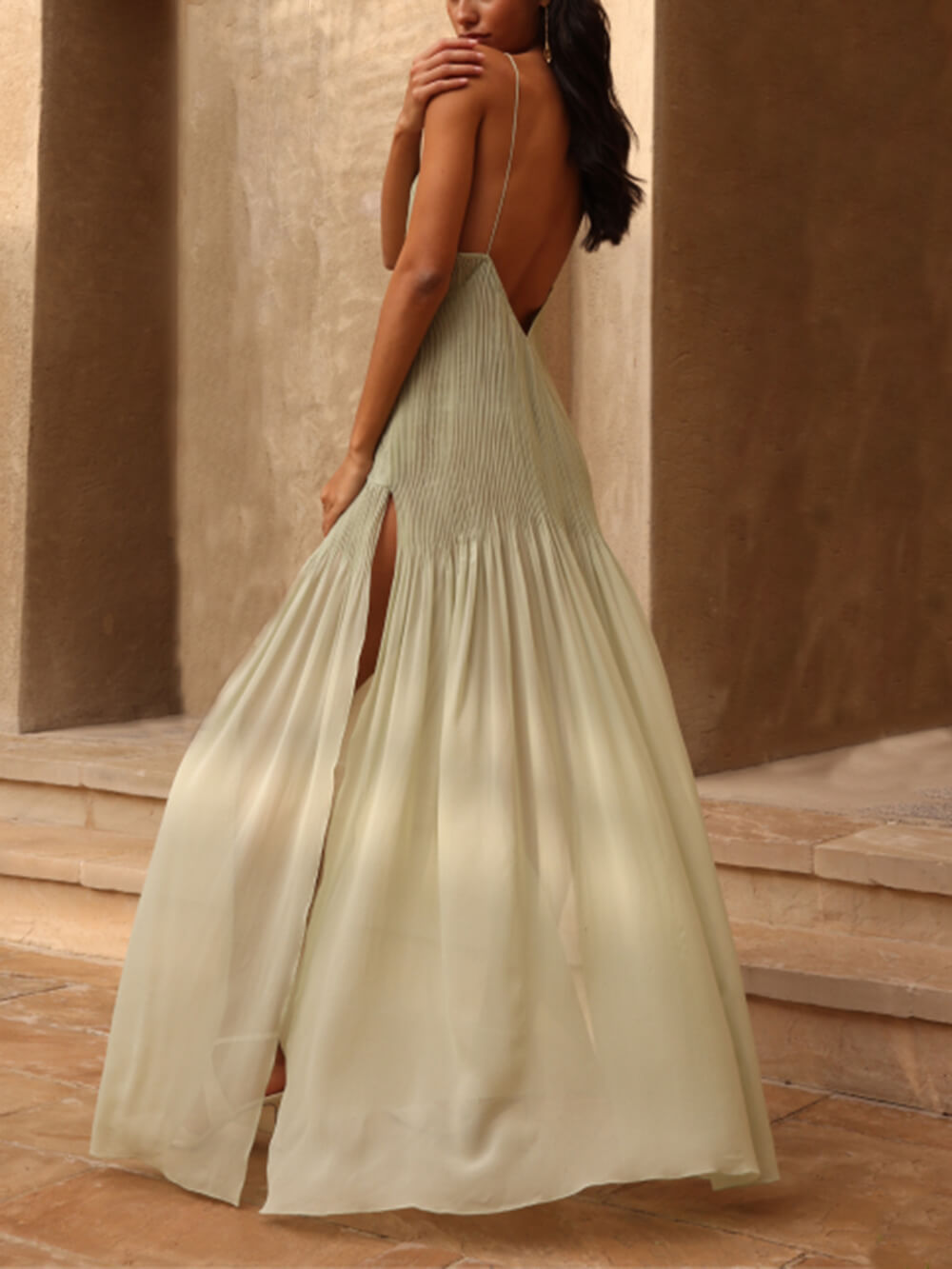 Sage Whisper Gown