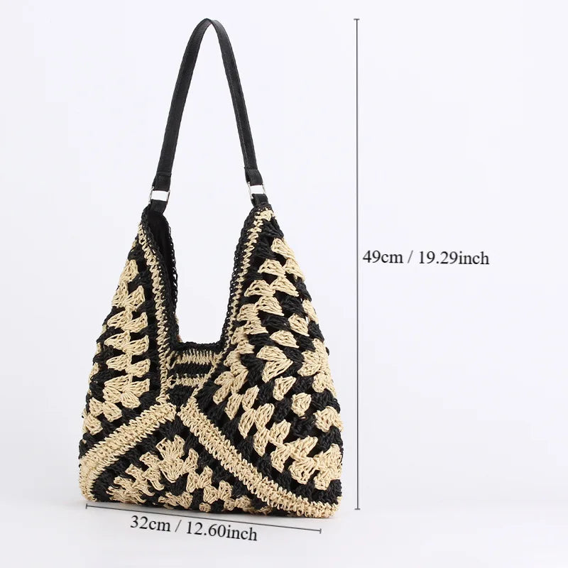 Ravello Crochet Hobo Bag