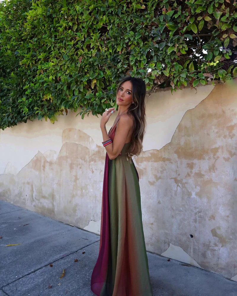 Sunset Aura Maxi Dress