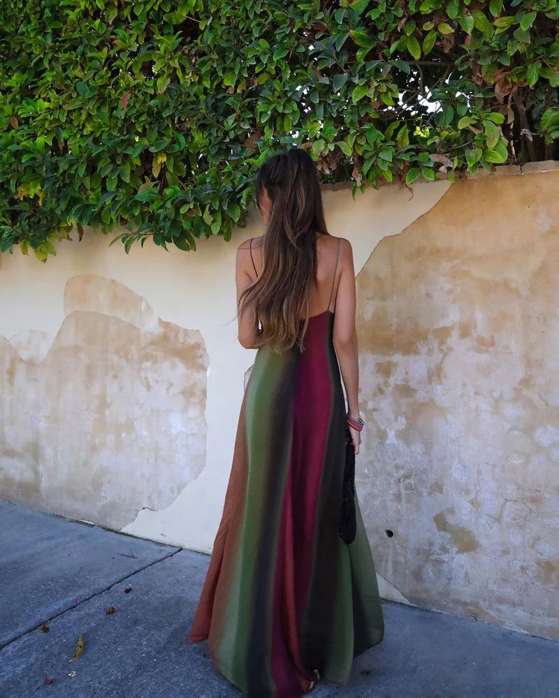 Sunset Aura Maxi Dress