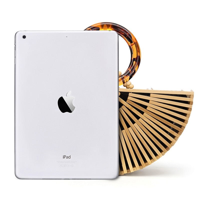 Amalfi Tortoise Handle Bamboo Bag