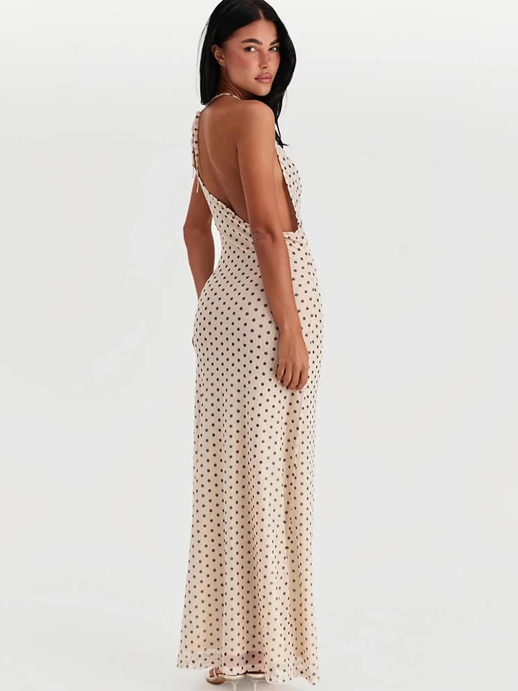 Amélie Polka Dot Slip Dress
