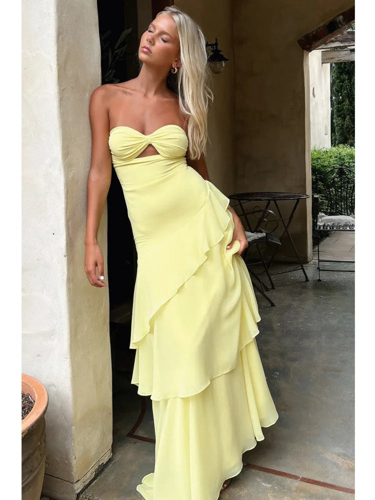 Cut-Out Layered Harmony Dress