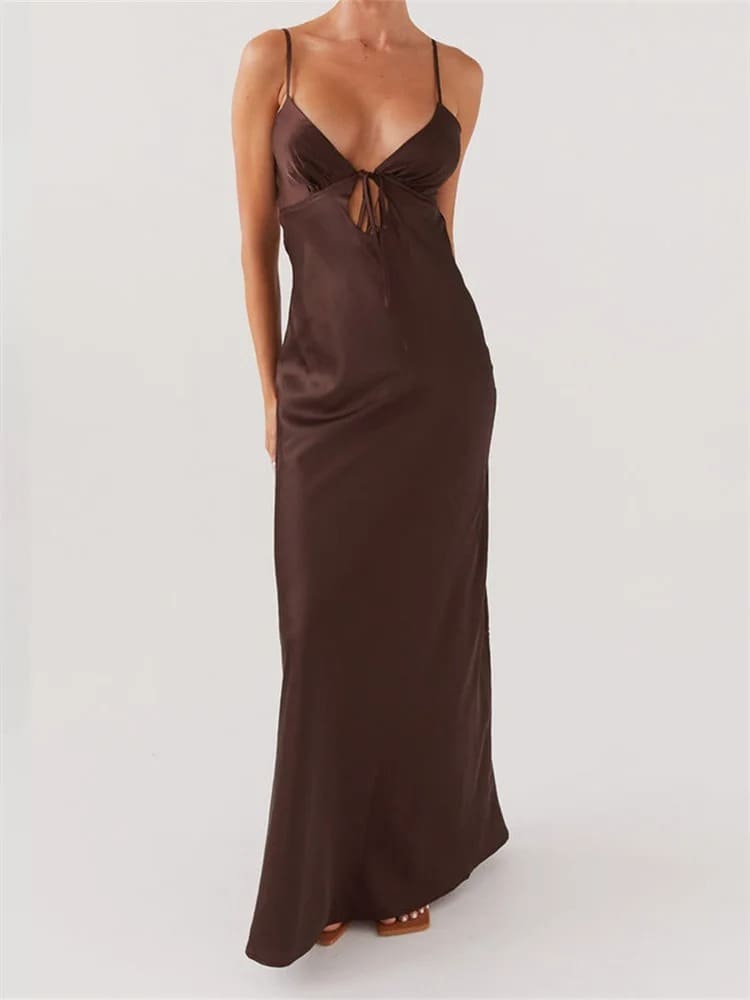 Le Luxe Tie-Back Dress