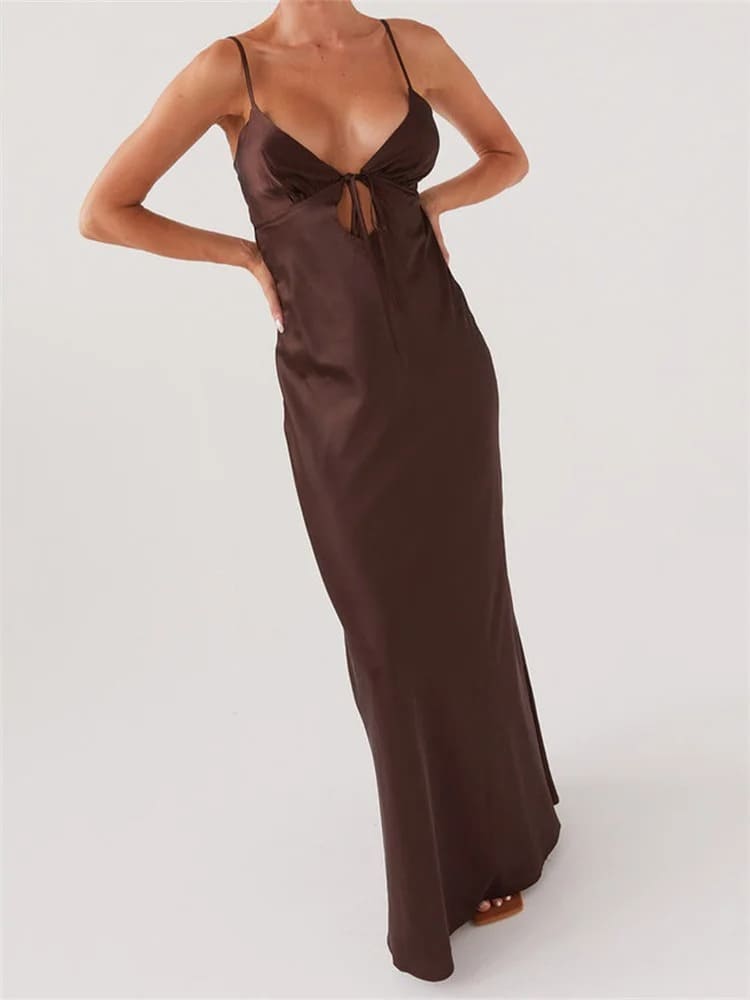 Le Luxe Tie-Back Dress