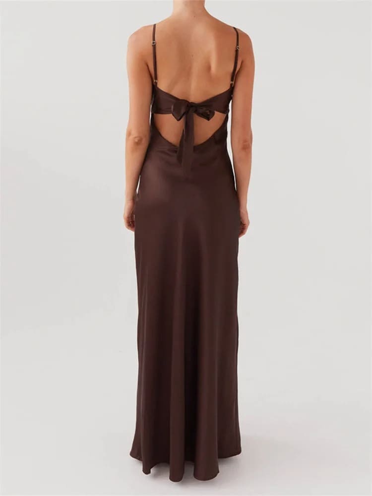 Le Luxe Tie-Back Dress