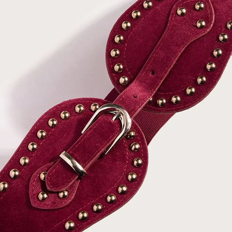 Regal Velvet Corset Belt