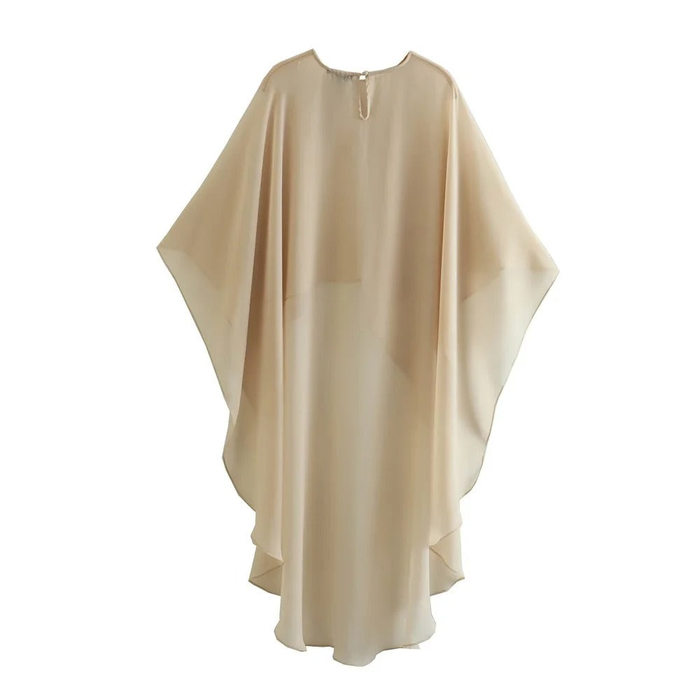 Ethereal Drape Maxi Kaftan