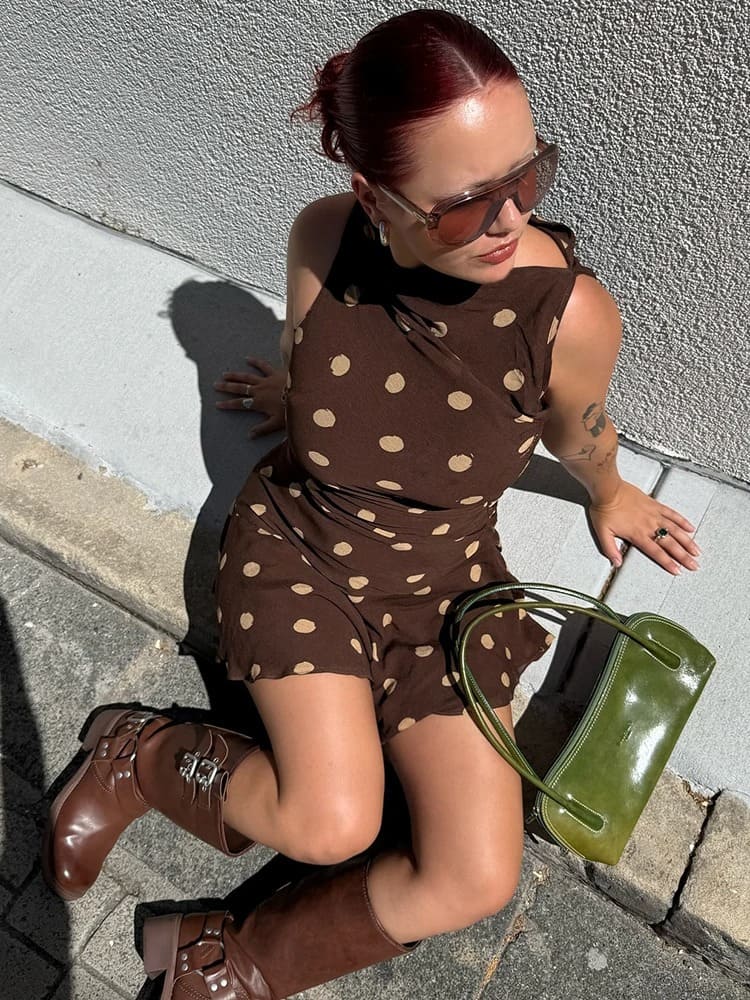 Bella Dot Mini Dress