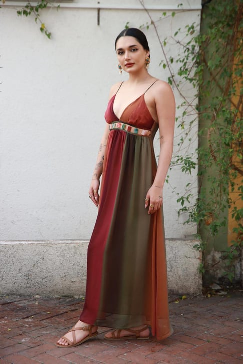 Sunset Aura Maxi Dress