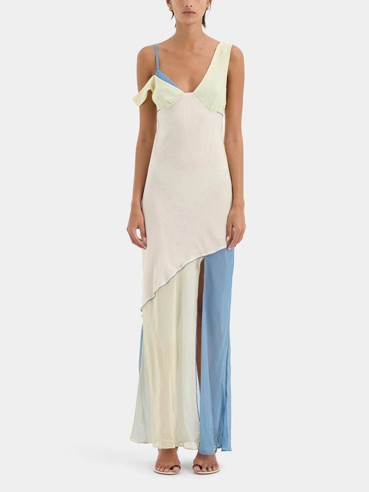Marina Colorblock Gown