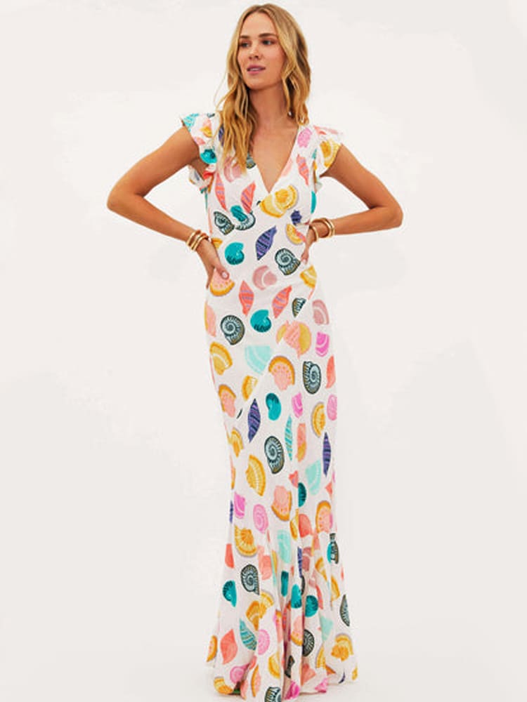 Isla Seashell Maxi Dress