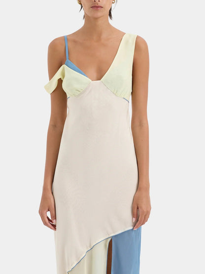 Marina Colorblock Gown