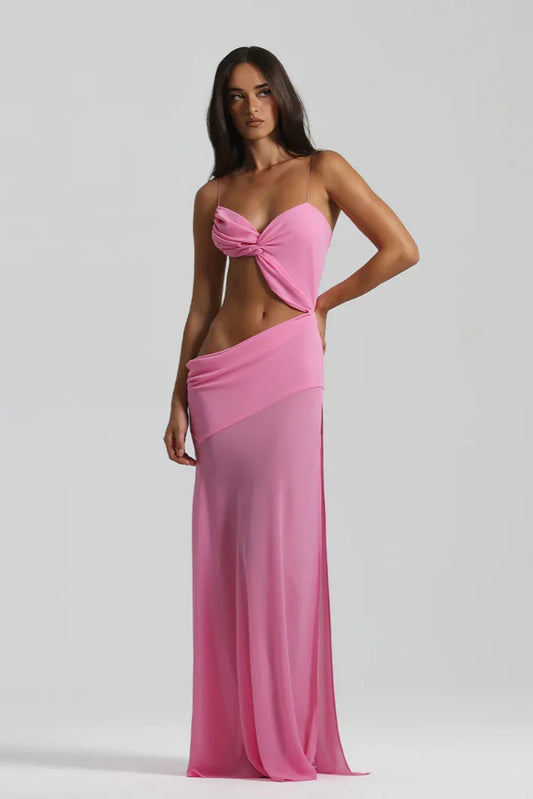 Rosé Aurora Dress