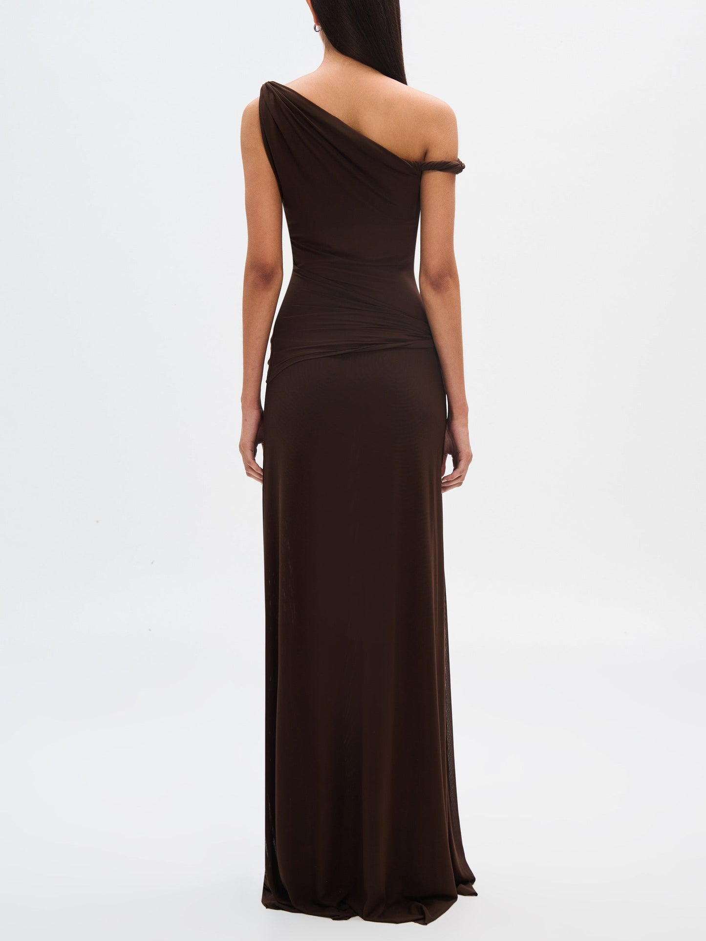 Elysia One-Shoulder Gown