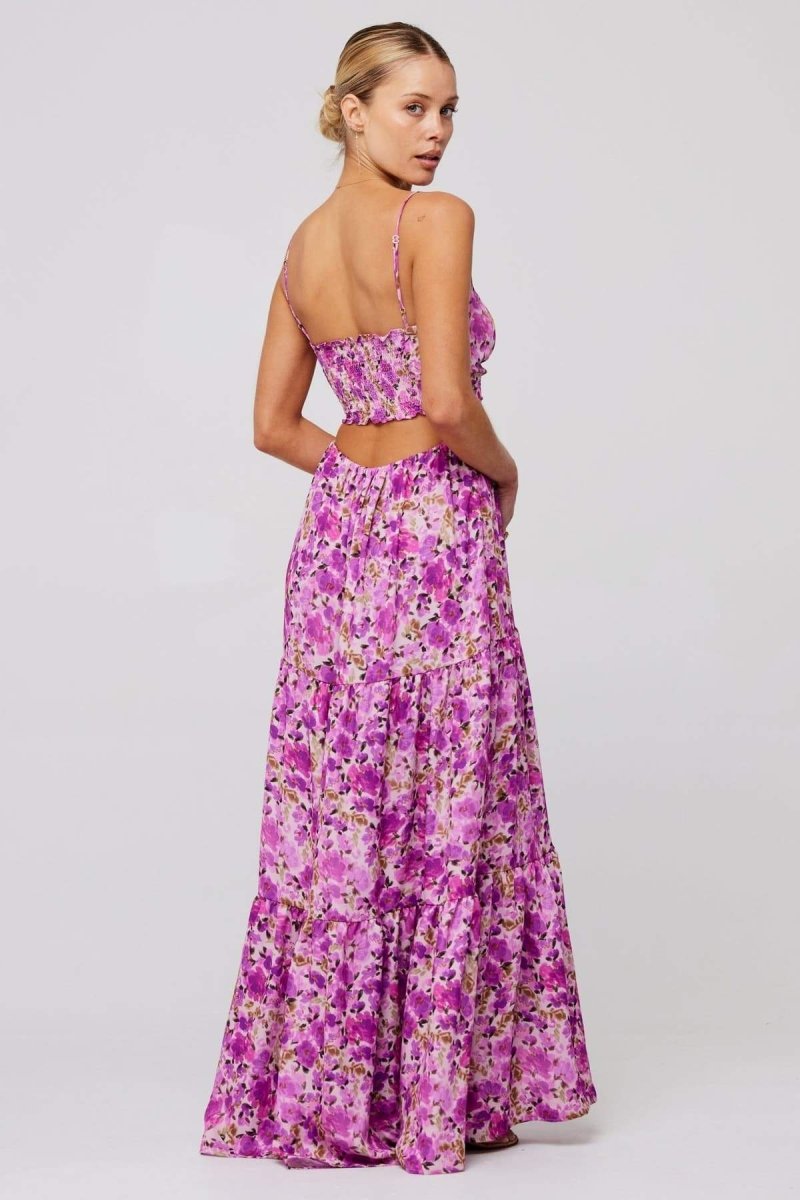 Long printed dress