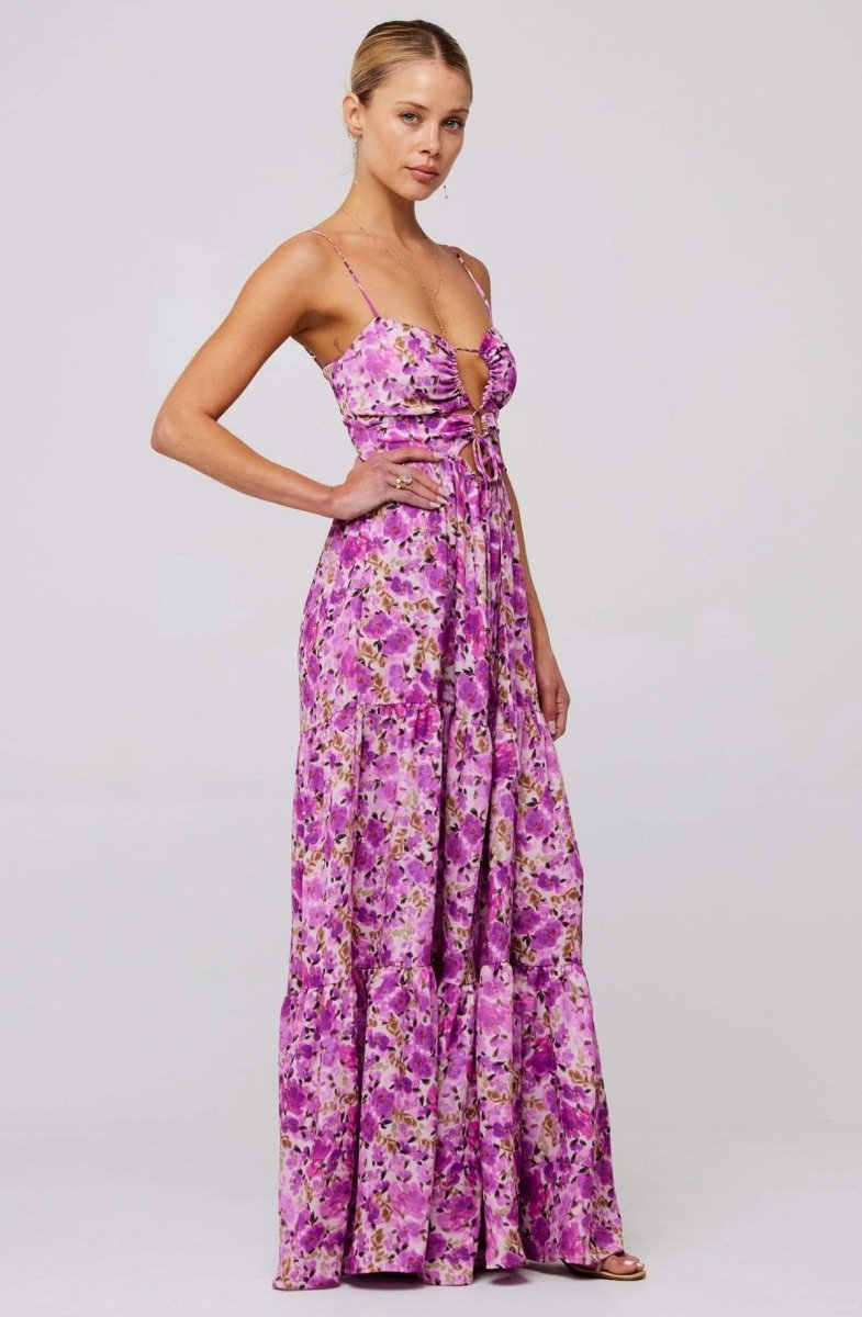 Long printed dress