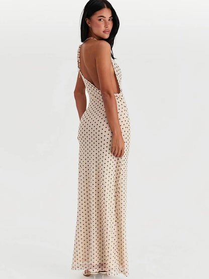Amélie Polka Dot Slip Dress