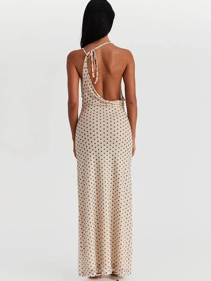 Amélie Polka Dot Slip Dress