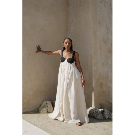 Noir Épure Dress